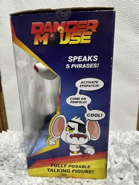 Danger Mouse 10 Inch Tall Electronic Figure With Rocket Pack Rare Boxed 2