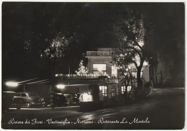 Ventimiglia - Imperia - Notturno - Ristorante La Mortola - Viagg. -79508-