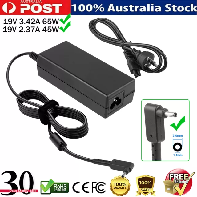 65W AC Adapter Laptop Charger For Acer Aspire 5, Aspire One Acer Chromebook