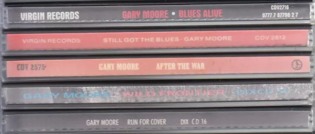 GARY MOORE - 5 CD-Pack - 5x Album - SAMMLUNG PAKET