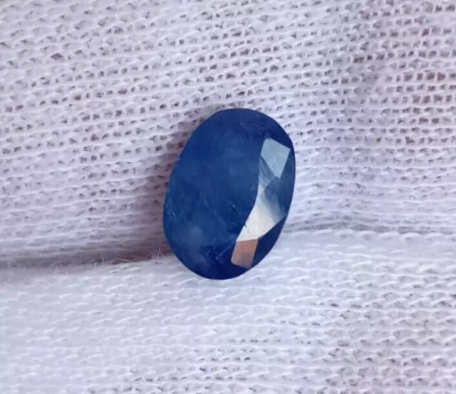 Natural Blue Sapphire Oval Cut Untreated Unheated Earth Mine Loose Gemstone