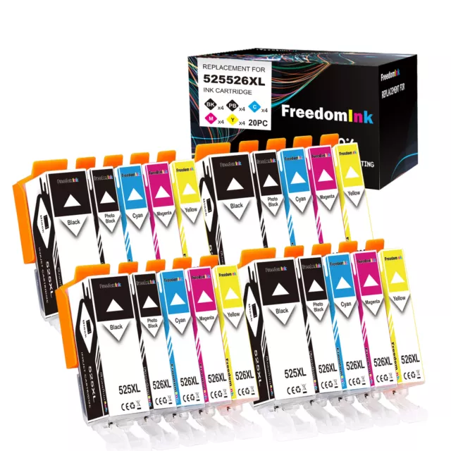 20x DRUCKER PATRONEN für CANON PIXMA IP4850 IP4950 IX6550 MX714 MG5150 5250 5350