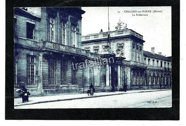 cpa 51 CHALONS-sur-MARNE - La Prefecture