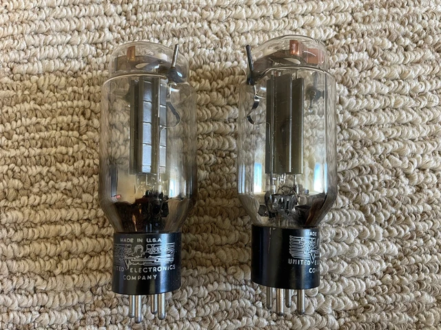 1 PAIR USAF 596 Tubes with 596 to 5U4G adapter £312.41 - PicClick UK
