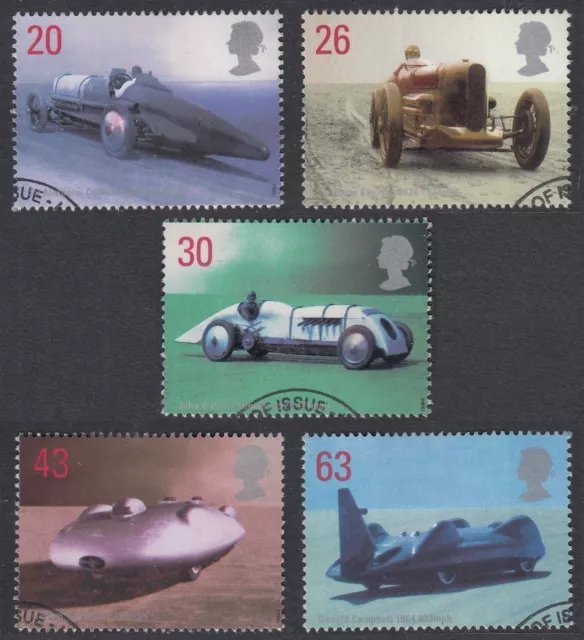 GB 1998 Land Speed Records set Donald Campbell etc. SG 2059 - 2063 fine used