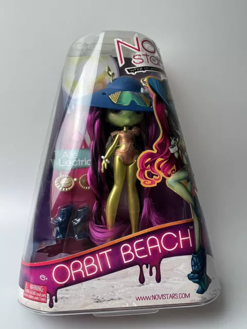 Novi Stars Orbit Beach Alie Lectric MGA Alien Doll NEW BNIB Sealed RARE READ