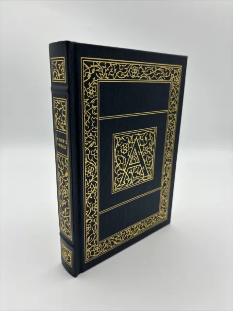 Aesop's Fables - 1982 - Franklin Library - Gold Gilded Edges