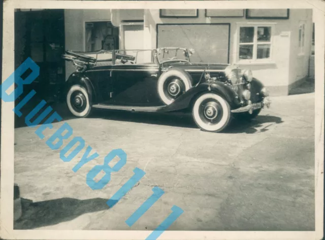 1930's Mercedes Benz 320  Dealer Stock Photo  5 x 3.5 inches