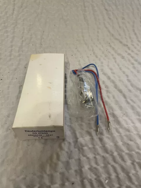 NOS Heraeus Deuterium Lamp Ds 270/05 45006036 - 0647