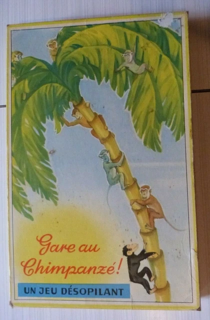 RARE ANCIEN JEU "Gare Au Chimpanzé!" Un Jeu Désopilant, Complet EUR 75