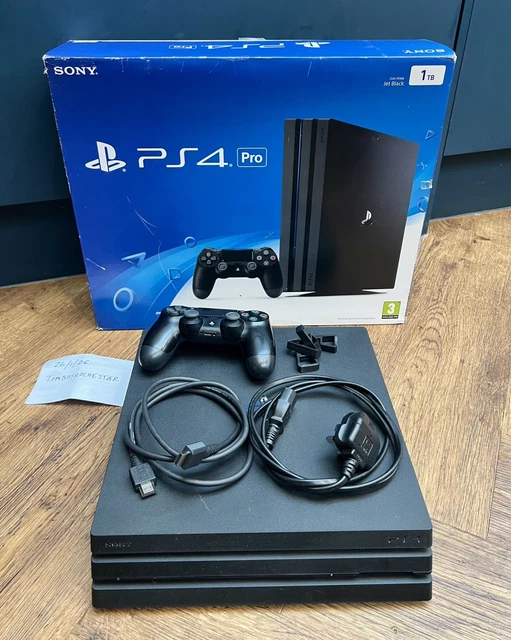 Sony Playstation 4 Pro Console 1TB Jet Black (PS4) (Gebraucht) in für Sony Playstation 4 Pro Console 1TB Jet Black (PS4) (Gebraucht) in für
