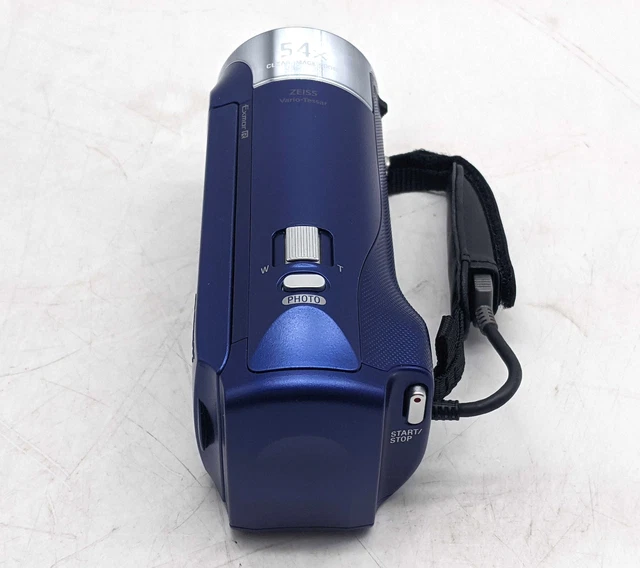 SONY HDRCX240/L HANDYCAM 9.2MP 54x Zoom HD Camcorder Blue 159.80