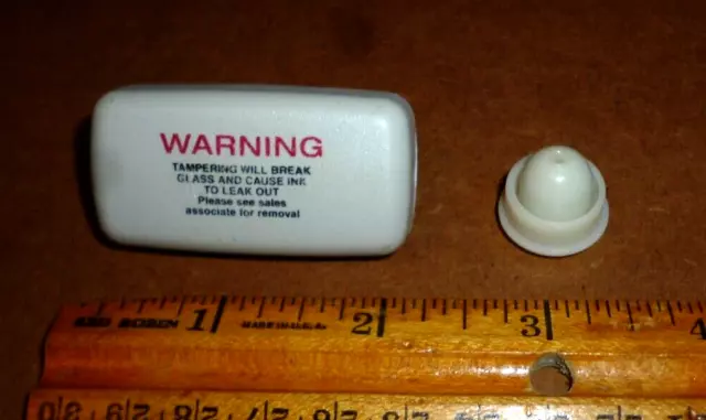 100 EAS Security Dual Ink PIN  with Red Warning and TAG Backing