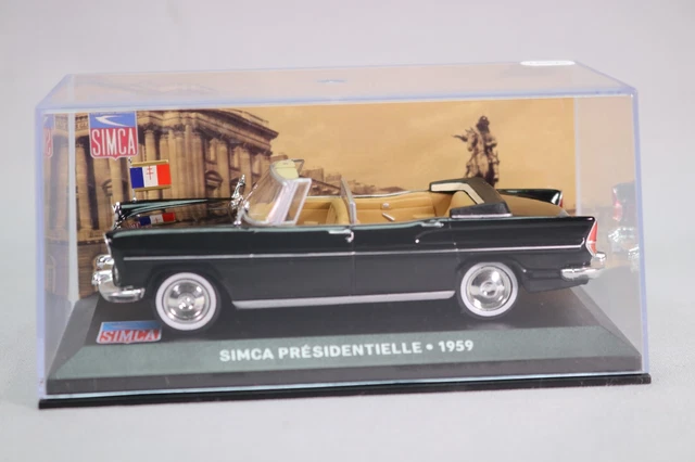 LK342 Altaya 1/43 1:43 Voiture Simca présidentielle Les belles années Simca 16