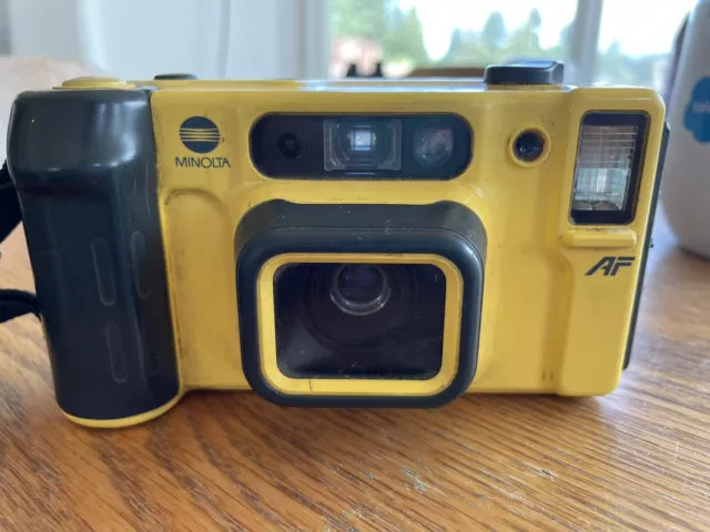 [Exc+5] Minolta Weathermatic Dual 35 Underwater 35mm Film Camera UNTESTED!!