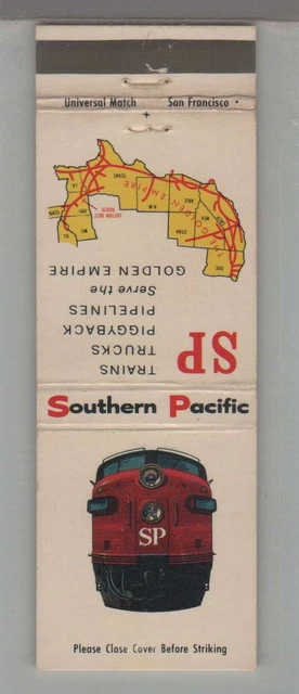 Matchbook Cover - Railroad - Southern Pacific Railway