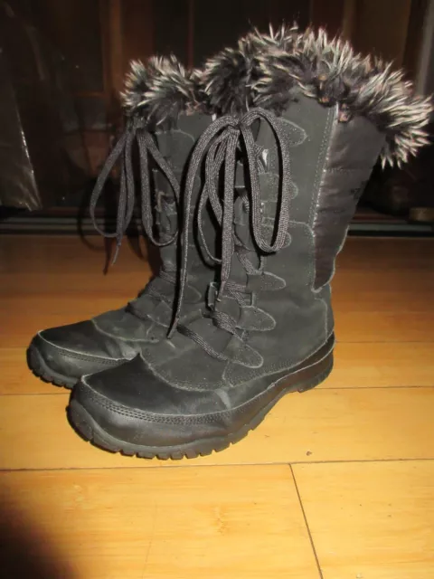 The North Face Nuptse Purna Waterproof Winter Boot Women's 7.5  Black Primaloft