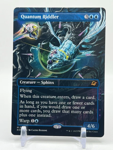 マジック：ザ・ギャザリング MTG Foil Quantum Riddler EOE M 305 Quantum Riddler EOE Full Art #305 Foil – Bootleg Mage