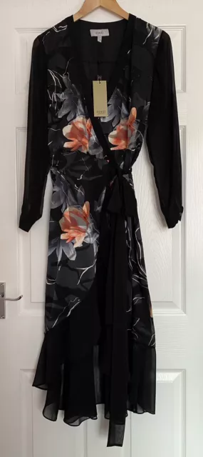 Moira jacquard 2025 wrap dress