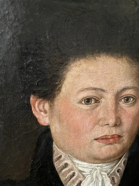 Miniature Portrait D’homme Datée 1833