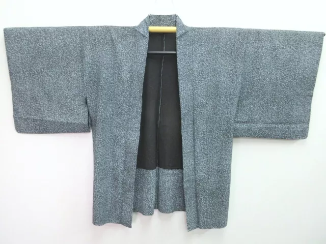 8236B4 Silk Vintage Japanese Kimono Haori Jacket See-Through for Summer