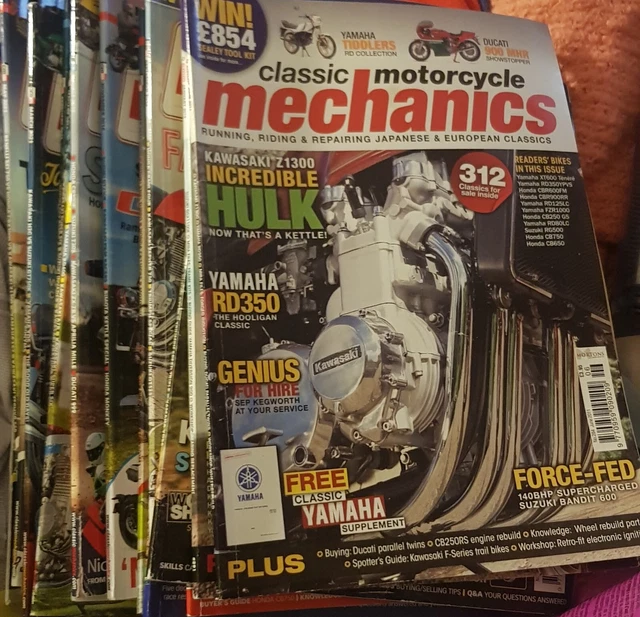 Classic motorcycle mechanics magazines x24  joblot