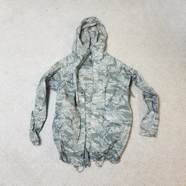 ORC INDUSTRIES US Military Improved Rainsuit Parka Hooded Camo x-small 19 USAF ORC INDUSTRIES US Military Improved Rainsuit Parka Hooded Camo x-small 19 USAF