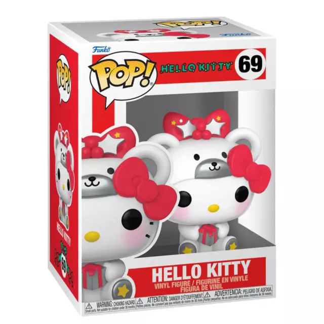 Funko Pop Hello Kitty Polar Bear 3.35 Inches Vinyl Figure Ages 3 Years and Up