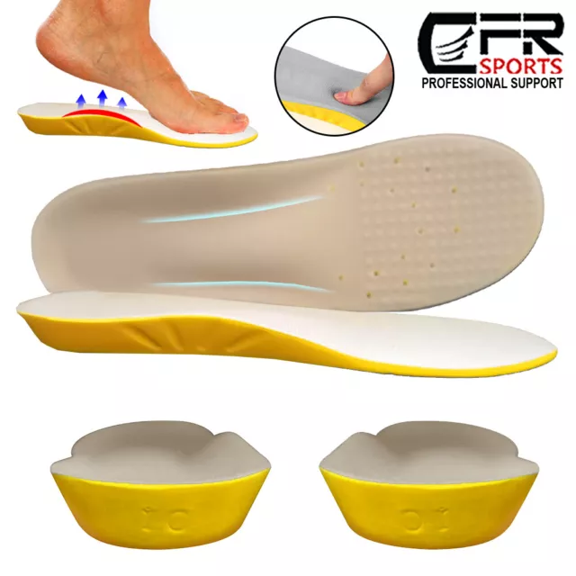 Orthotic Shoe Insoles Inserts Arch Support For Plantar Fasciitis Memory Foam CFR