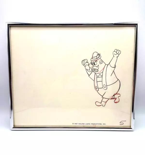 Walter Lantz Original Pencil Production Drawing Studio Animation
