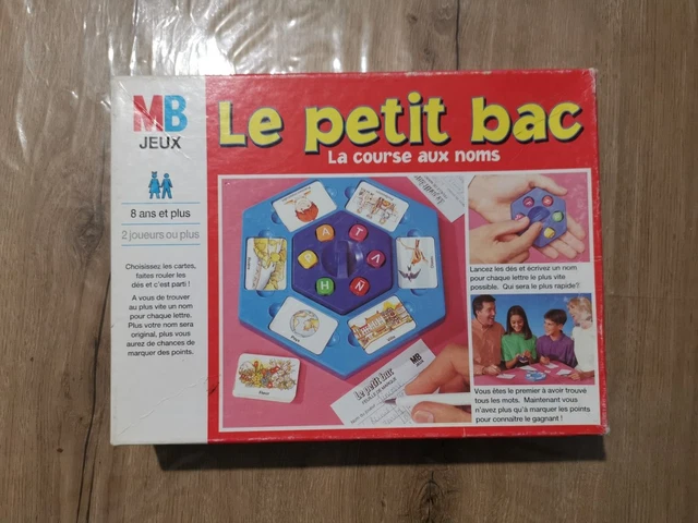 JEUX DE SOCIÉTÉ Le Petit Bac La Course Aux Noms MB 1996 HASBRO EUR 3,00 ...