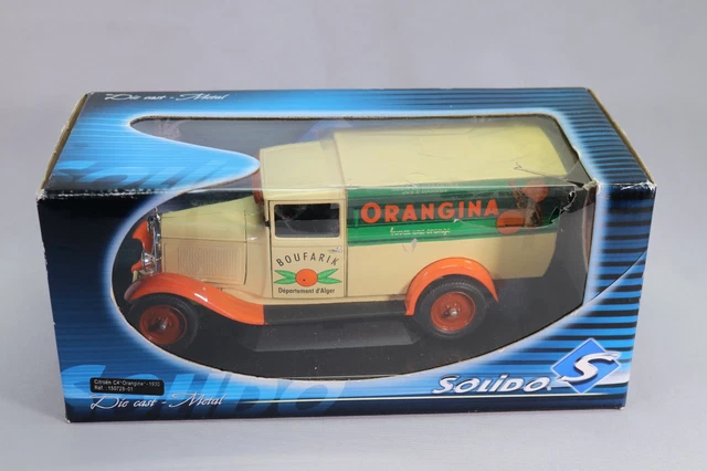 Miniature SOLIDO 1/18 Citroën C4 Orangina