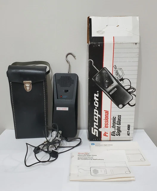 Snap-On ACT-4000 Professional Electronic Sight Glass With Carry Case