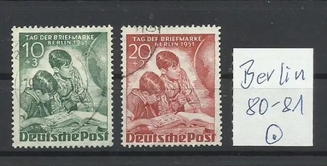 Berlin  Nr.  80 - 81  gestempelt