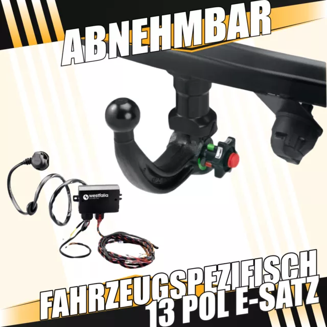 Anhängerkupplung abnehmbar+ES 13p spez für Seat Leon ST III 5F 14-20 Kombi