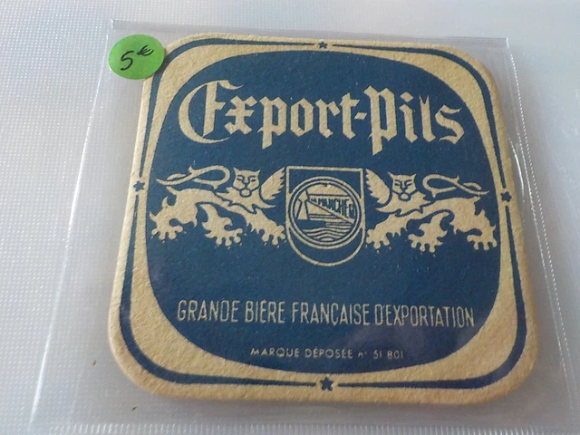 Sous-bock Ancien Bière ADLER – Hors-série, Coaster, Vintage 10 Pièces