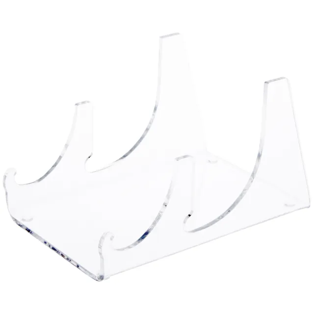 Plymor Acrylic 2 Piece Place Setting Holder, 3.25" H x 3.5" W x 5.375"D (6 Pack)