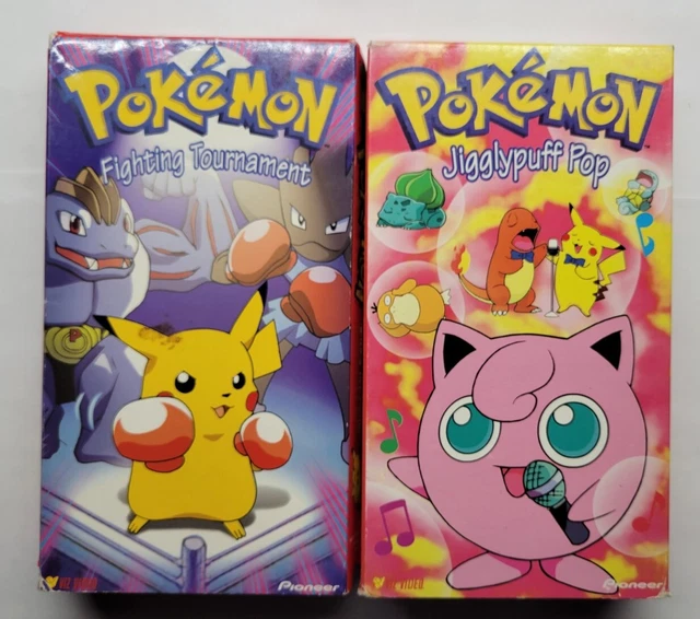 POKEMON VOL. 10: Fighting Tournament &amp; 14: Jigglypuff Pop (VHS, 1998 ...