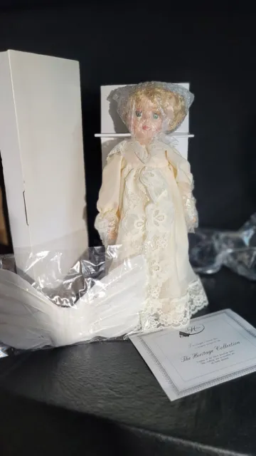 Vintage Heritage Collection Porcelain 16” Faith Angle Doll Original Packaging