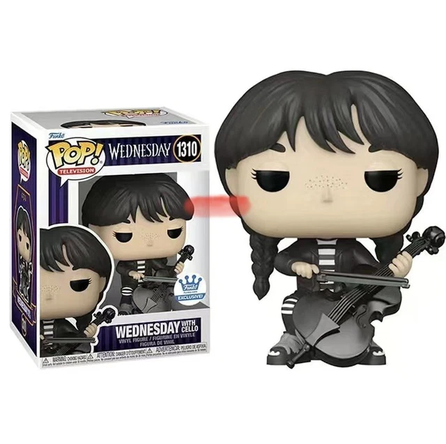 Funko POP! Wednesday 1310# Wednesday Addams with Cello Vinyl Action Figures