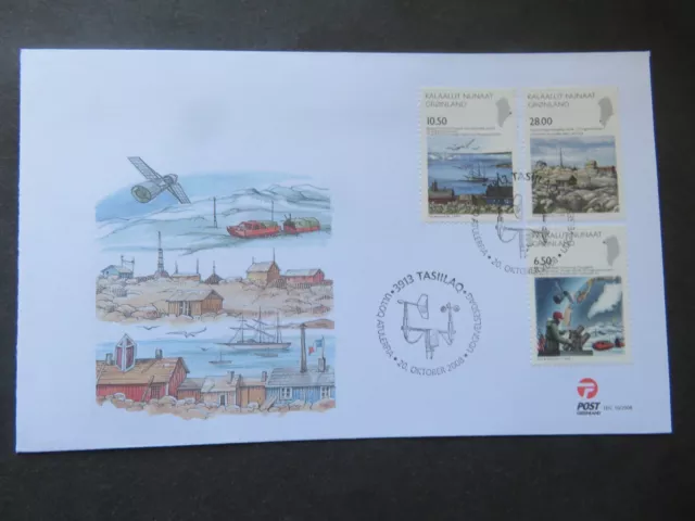 2008 Greenland First Day Cover Science Anniversaries