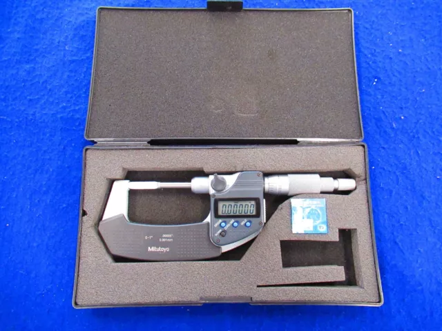 Mitutoyo Digimatic Digital Blade Micrometer 422-360-30 0-1" 0.00005" 0.001mm