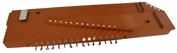 Musical Corde Instrument Complet Riche Drone Son 2 IN Un Swarmandal Cum Tanpura
