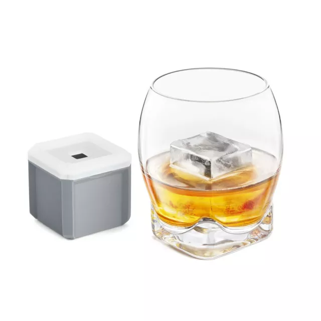 Final Touch Colossal Chiller Whisky/Spirit Gift Glass Set w/Ice Cube Mould