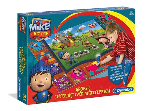 Interaktiver Spielteppich Puzzle Mike der Ritter Lernen Spielen Clementoni Neu