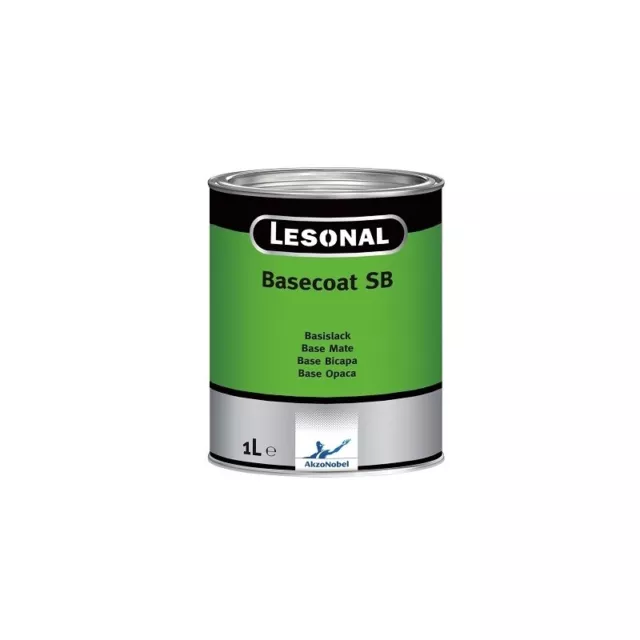 Lesonal Basecoat SB 92X Red Effect Medium Coarse 1 litre Akzo Paint