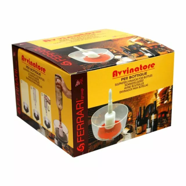 AVVINATORE Beer & Wine Bottle Rinser Sulfiter/Sanitizer,Bottle Sanitzier Sprayer