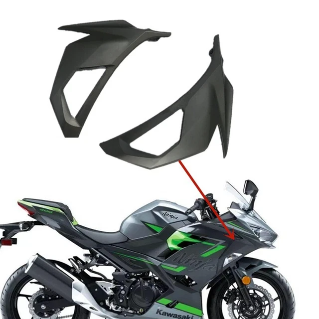 Coperture Aerodinamiche In Carbonio Per Carena Anteriore Kawasaki Ninja 400 2018-2023