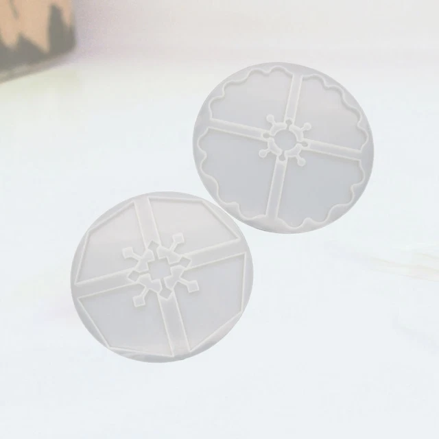 2 stücke epoxy silikonform unregelmäßige form silikon anhänger form spiegel