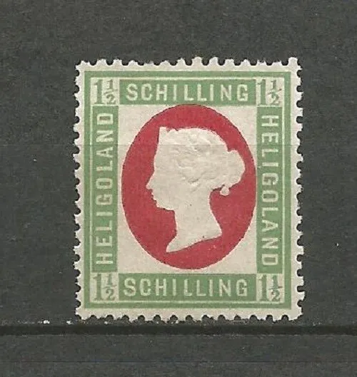 Deutschland Helgoland Heligoland Victoria 1873 Mi 10 1-1/2 schilling MNG H10-3